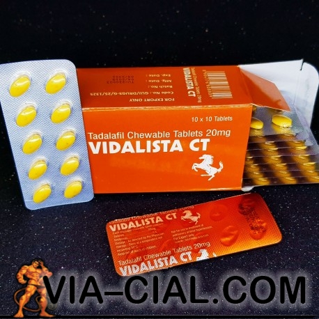 Cialis Soft (chewable, faster acting) Vidalista CT Tadalafil 20mg