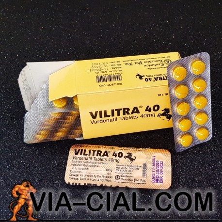 Levitra 2x Fort (Générique, Vilitra) Vardenafil 40mg