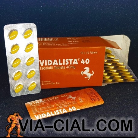 Générique Cialis 2x Fort Vidalista Tadarise Tadalafil 40mg