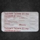 Générique Cialis Sunrise Tadarise Tadalafil 20mg