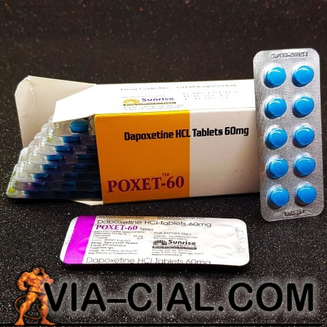 Priligy Dapoxetine 60mg NORMAL (Générique, Poxet-60, Sunrise Remedies)