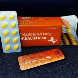 Genérico Cialis 3x Fuerte Vidalista Tadarise Tadalafil 60mg