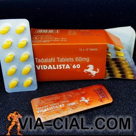 Generic Cialis 3x Strong Vidalista Tadalafil 60mg