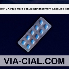 Black 3K Plus Male Sexual Enhancement Capsules Tabs 541