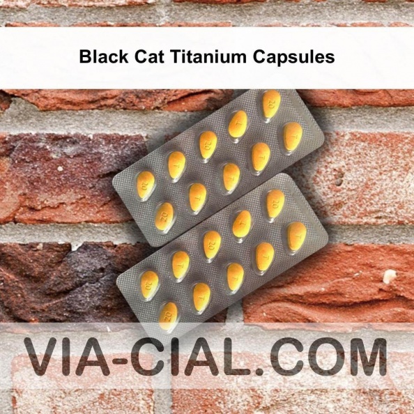Black Cat Titanium Capsules 263