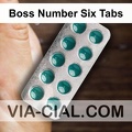 Boss Number Six Tabs 669