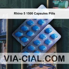 Rhino 5 1500 Capsules Pills 570