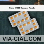 Rhino 5 1500 Capsules Tablets 532