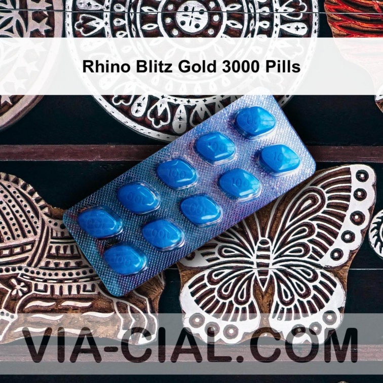 Rhino Blitz Gold 3000 Pills 440