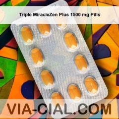 Triple MiracleZen Plus 1500 mg Pills 186