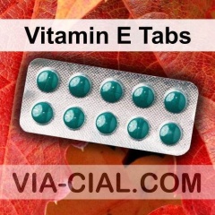 Vitamin E Tabs 086